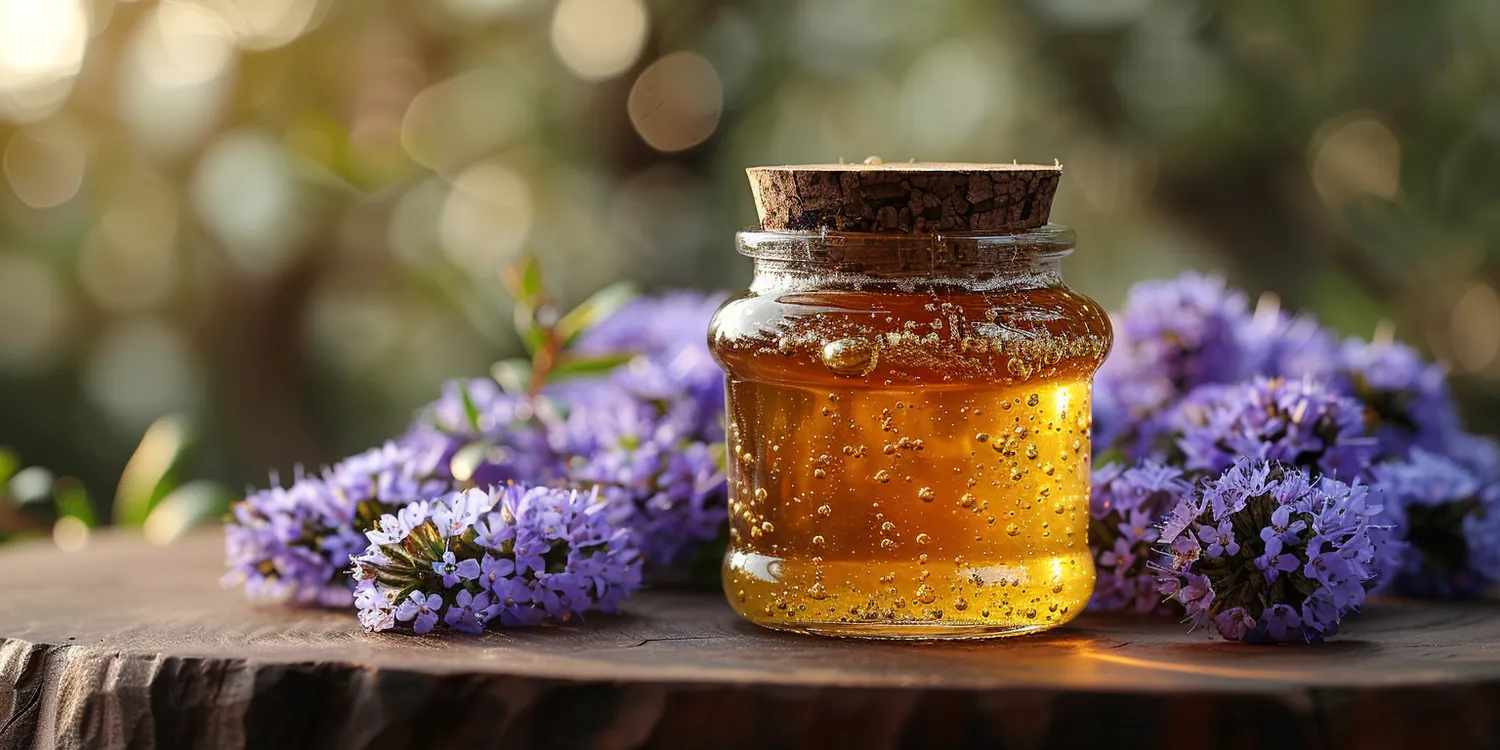 Miód z kwiatów wrzosu