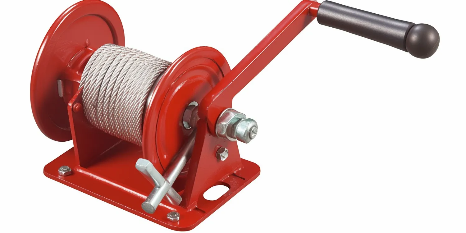 Co oznacza kolor czerwony na linę wyciągarki?