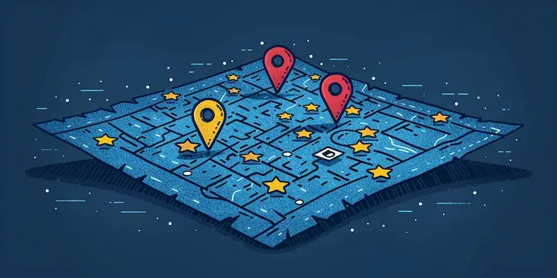 Pozycjonowanie mapa Google