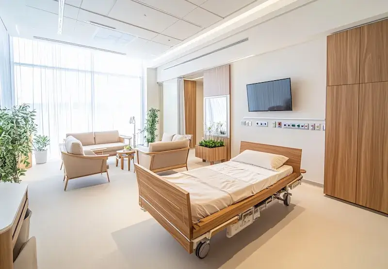 Łóżko rehabilitacyjne dla seniora