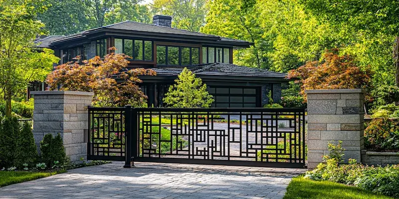 Polnische Gartenzäune