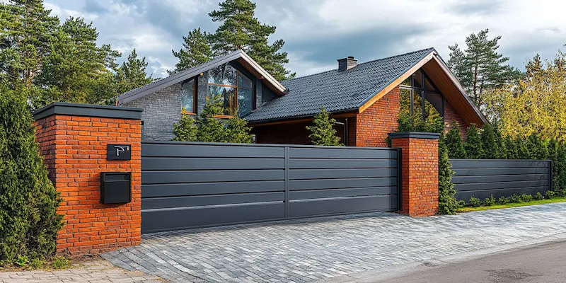 Metallzaun aus Polen